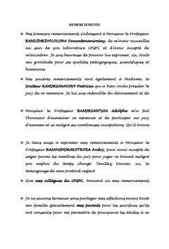 Evaluation de l'activite analgesique