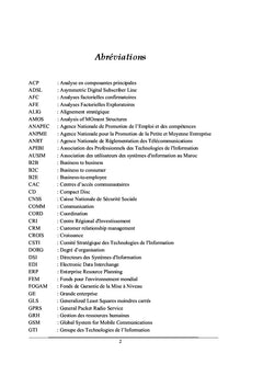 Les performances des PME au Maroc Analyses à partir de l'accès aux TIC