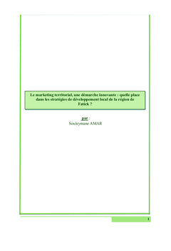 Le marketing territorial, une demarche innovante