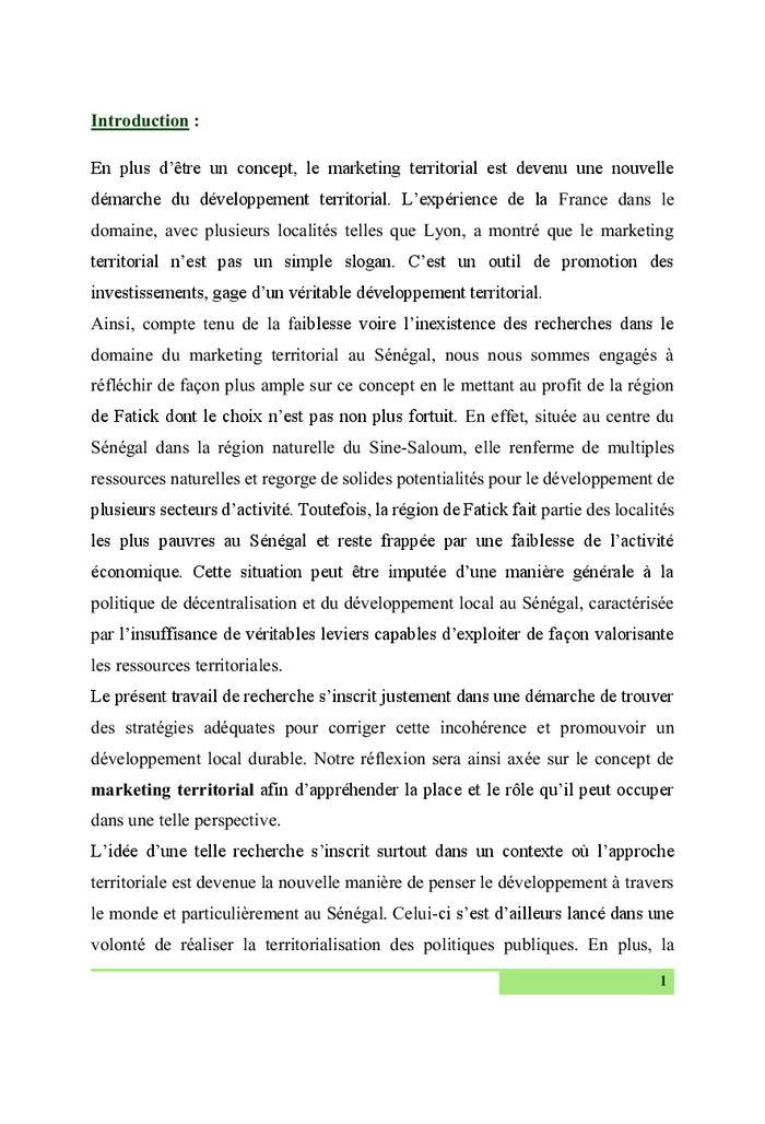 Le marketing territorial, une demarche innovante