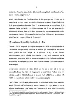 MAle et femelle, il les crea: egalite des Genres en Genese 1,26-28