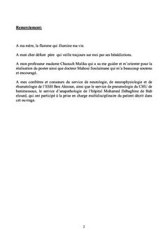 Tete tombante revelant une scleromyosite