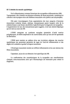 Tete tombante revelant une scleromyosite