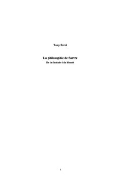La philosophie de Sartre