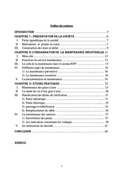 La mise en place d'un système de management de la maintenance