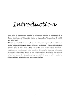 La mise en place d'un système de management de la maintenance
