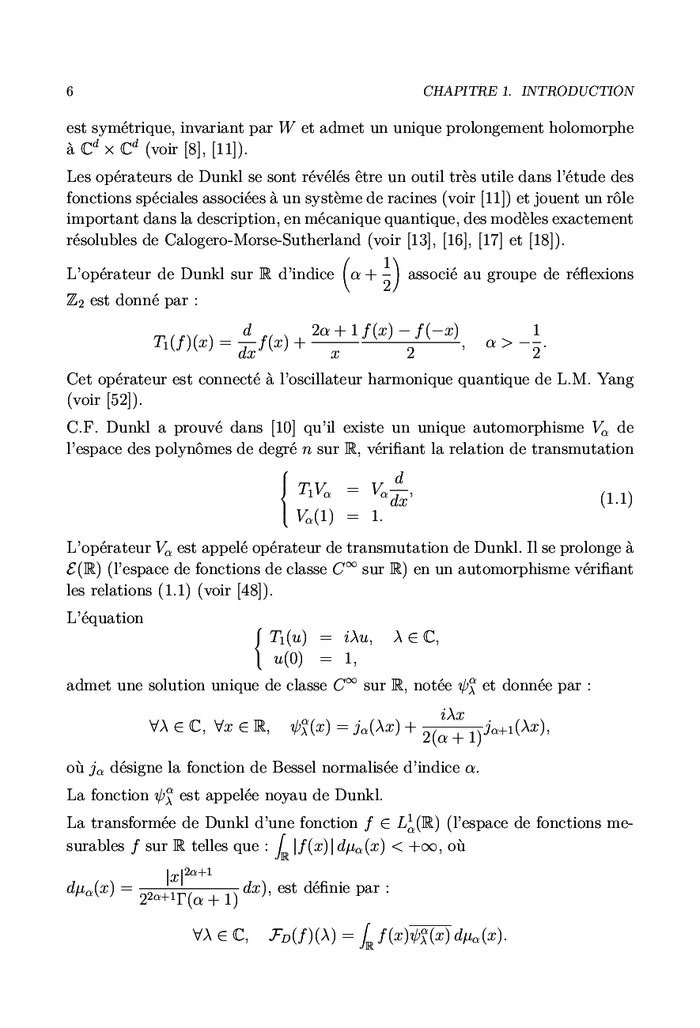 Transformations de Jacobi-Dunkl et applications