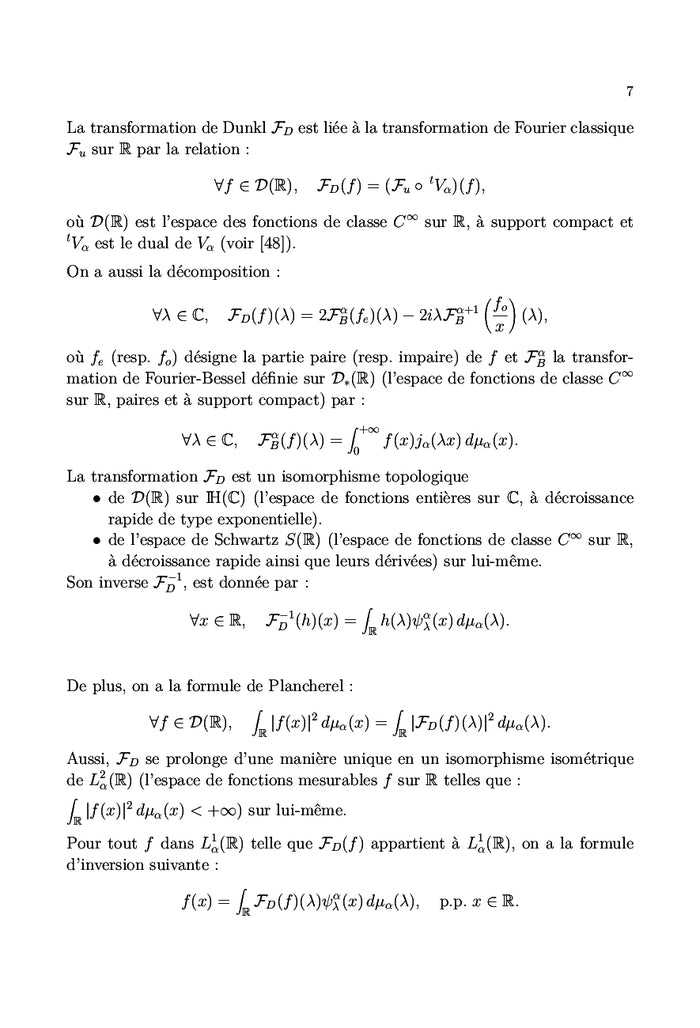 Transformations de Jacobi-Dunkl et applications