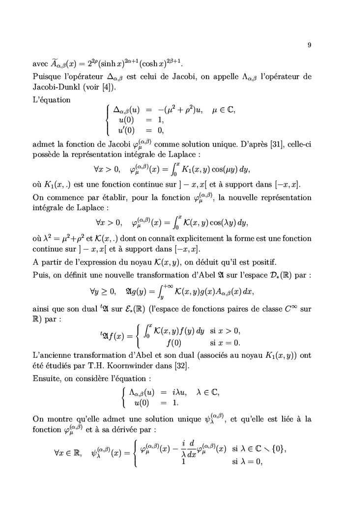 Transformations de Jacobi-Dunkl et applications