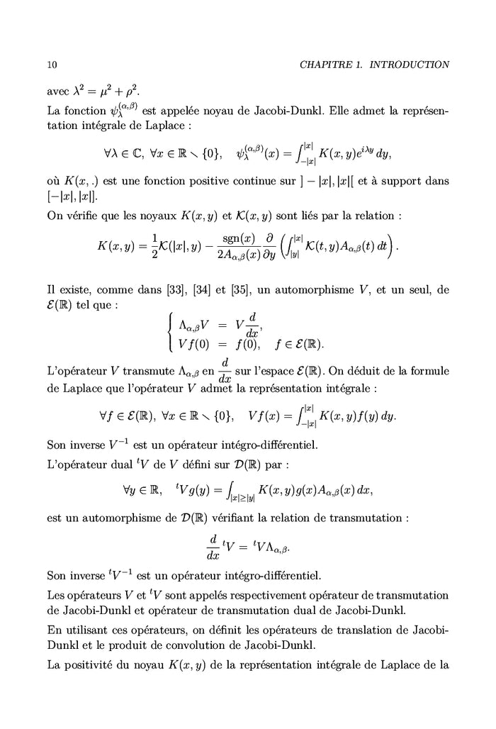 Transformations de Jacobi-Dunkl et applications
