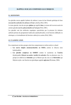 Les Glucides