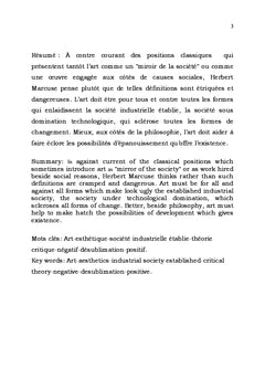 La philosophie de l'art chez Herbert Marcuse: Un desengagement engage