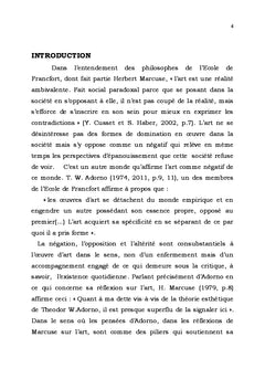 La philosophie de l'art chez Herbert Marcuse: Un desengagement engage