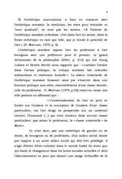 La philosophie de l'art chez Herbert Marcuse: Un desengagement engage