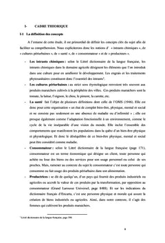 Usage des intrants chimiques