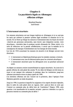 Comprendre et traiter le crime