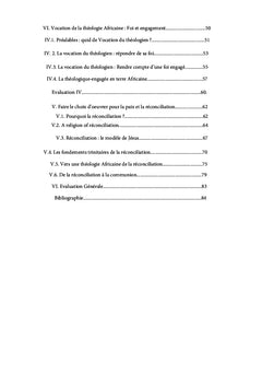 Foi, dialogue et réconciliation