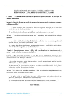 La politique muséale des collectivités territoriales