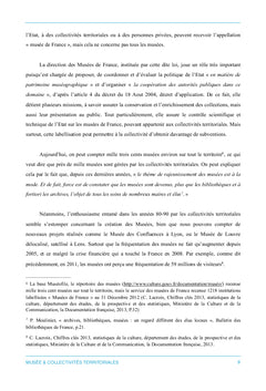 La politique muséale des collectivités territoriales