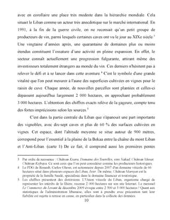 Vignes et vins au Liban