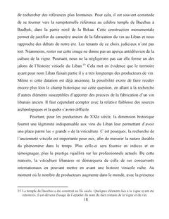 Vignes et vins au Liban