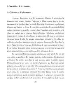 Vignes et vins au Liban