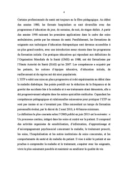 Education therapeutique et competences educatives en kinesitherapie