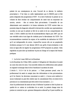 Education therapeutique et competences educatives en kinesitherapie