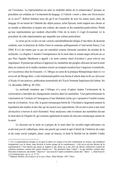 La représentation de la mort dans le roman négro-africain d'expression française