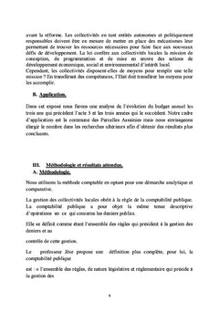 Les enjeux économiques de l'acte trois de la décentralisation: la question du financement