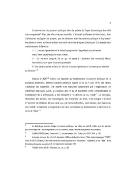 Pouvoir paternel et pouvoir politique du XVIeme siècle A 1914
