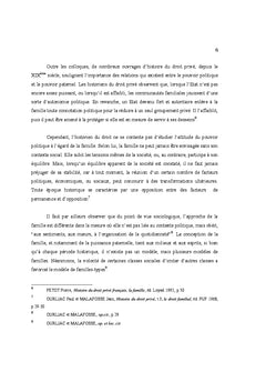 Pouvoir paternel et pouvoir politique du XVIeme siècle A 1914