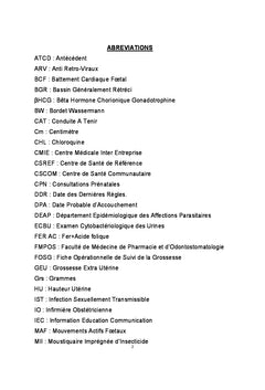 Evaluation Qualite Consultations Prenatales Maternite CS.Ref. Kati
