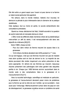 Evaluation Qualite Consultations Prenatales Maternite CS.Ref. Kati