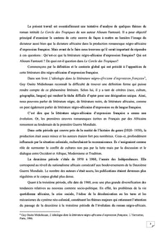 L'Afrique politique dans Le Cercle des Tropiques d'Alioum Fantoure