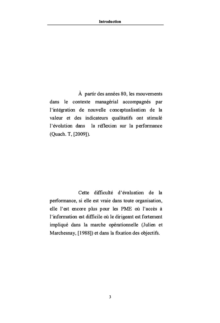 Comprendre la conceptualisation de Performance des entreprises