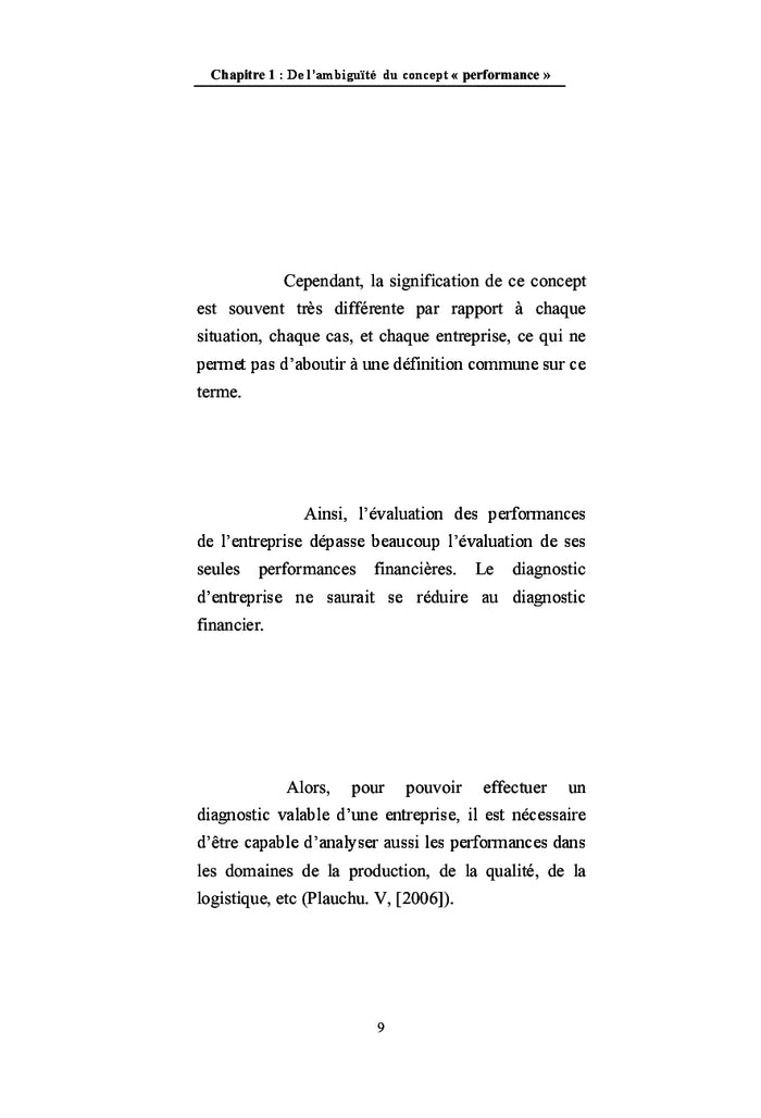 Comprendre la conceptualisation de Performance des entreprises