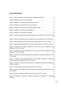 Perceptions et formes d'adaptation au changement climatique