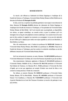 Derives de l'indazole : proprietes physico-chimiques et biologiques