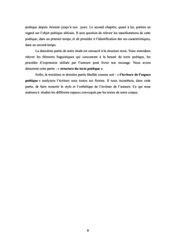 La poétique de l'espace chez Véronique TADJO