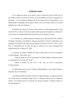 Mobilité des métaux lourds dans le sol:
