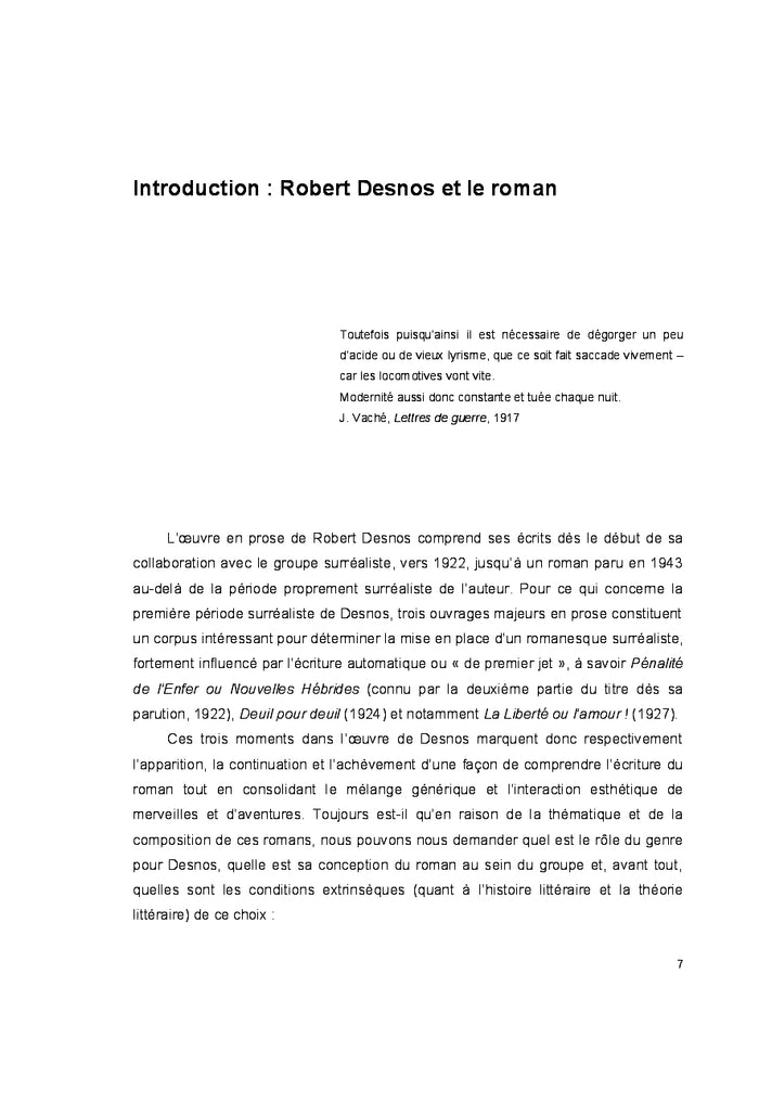 Robert Desnos romancier