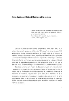 Robert Desnos romancier