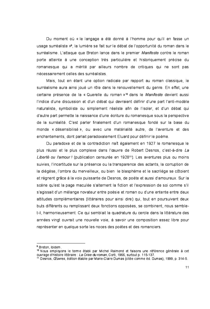 Robert Desnos romancier