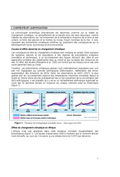 Les capacites d'adaptation au changement climatique