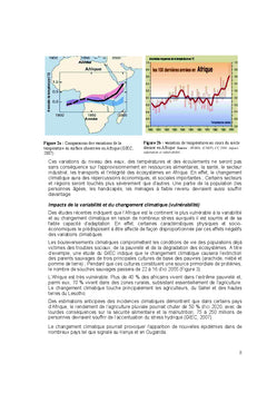 Les capacites d'adaptation au changement climatique