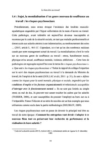Le bien-etre au travail