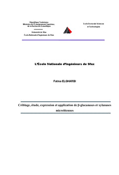Criblage, etude, expression et application de ?-glucanases et xylanase