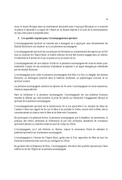 La pratique de l'accompagnement