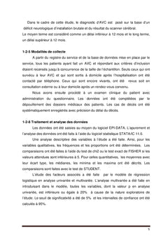 Morbimortalité des AVC au CNHU H.K Maga de Cotonou